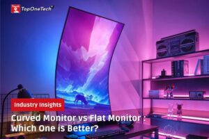 Monitor curvo versus monitor plano