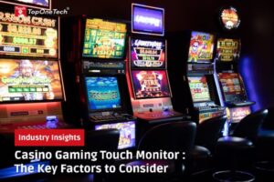 Monitor táctil para juegos de casino