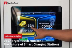 Monitor táctil para cargadores de vehículos eléctricos