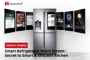 Refrigerador inteligente con pantalla táctil