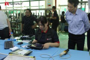 Touch Monitors Demonstration of Production