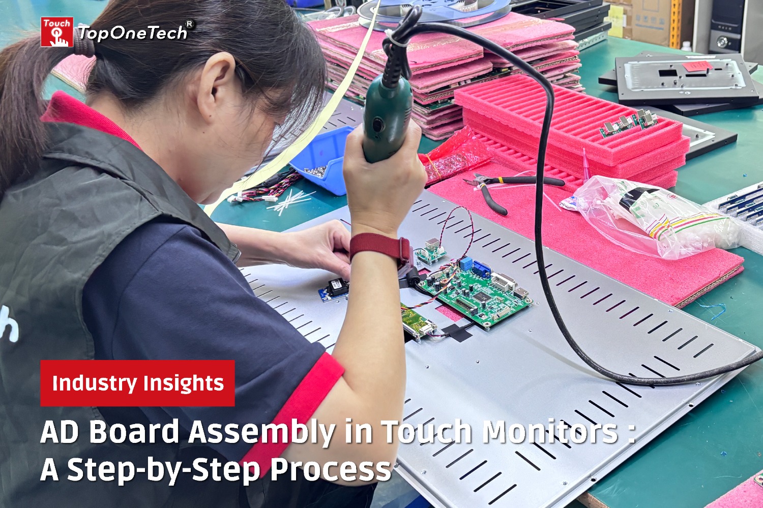 AD Board Assembly in Touch Monitors