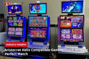 Monitor táctil para juegos compatible con Aristocrat Helix