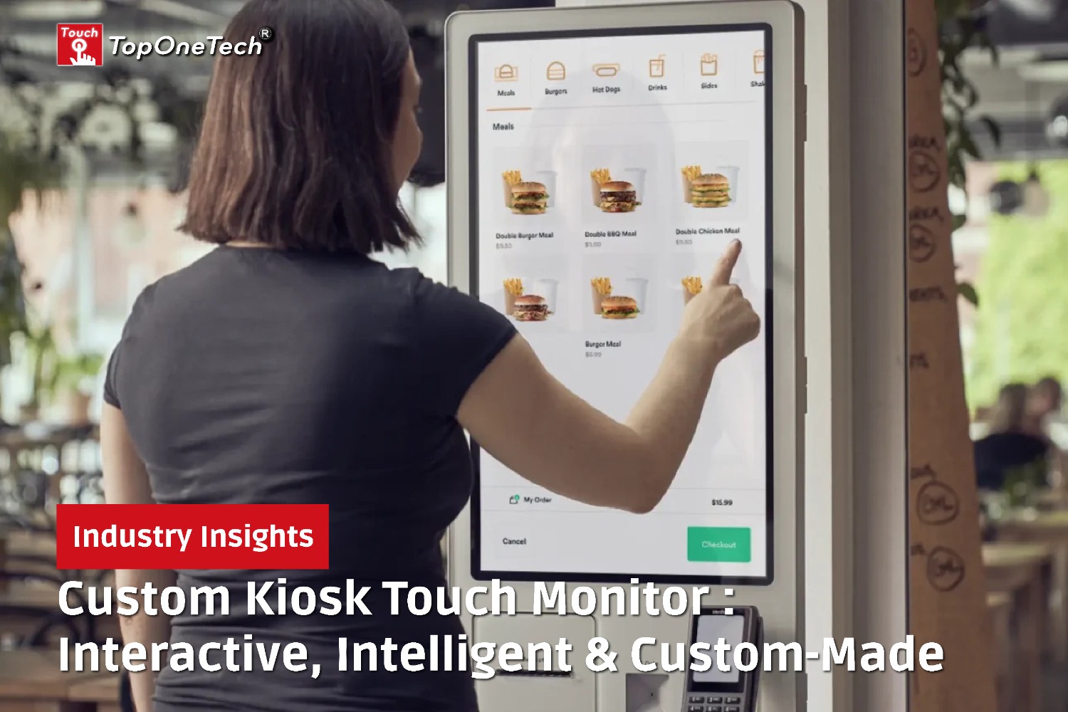 Custom Kiosk Touch Monitor