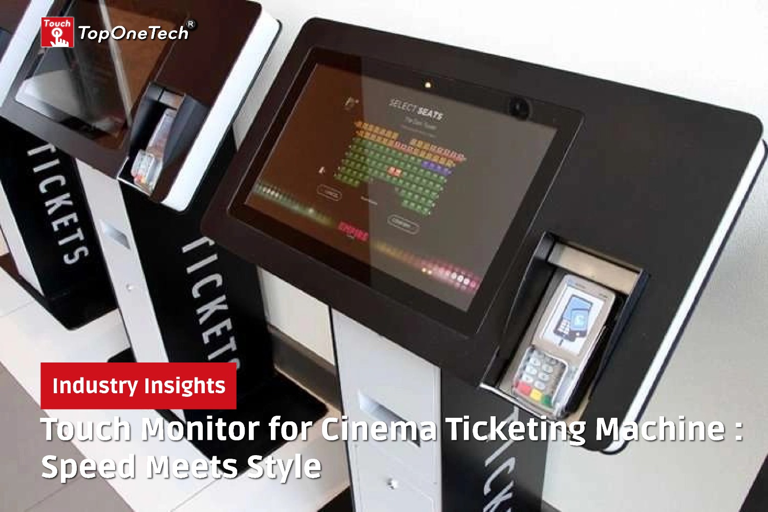 Touch Monitor for Cinema Ticketing Machine
