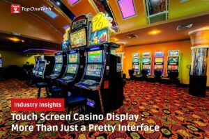 Pantalla táctil de casino
