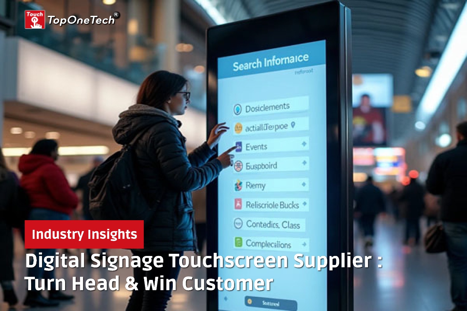 Digital Signage Touchscreen Supplier
