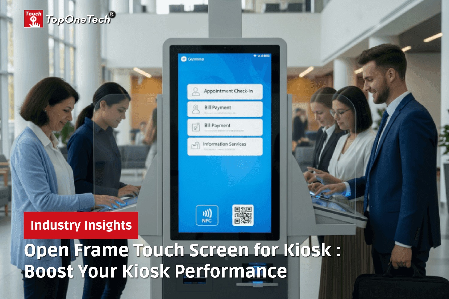 Open Frame Touch Screen for Kiosk