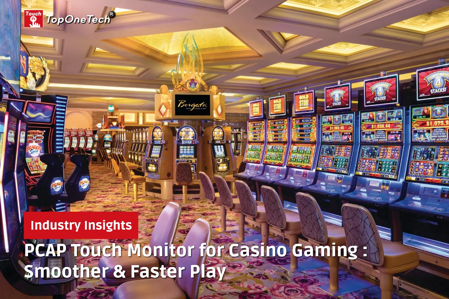 PCAP Touch Monitor for Casino Gaming