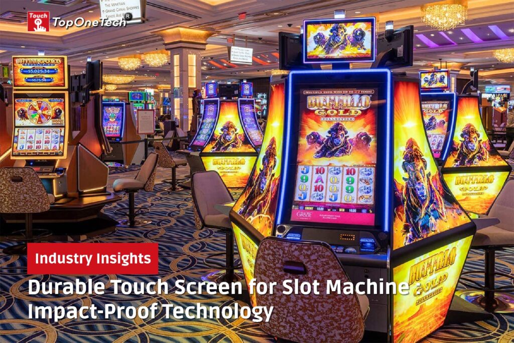 Durable Touch Screen for Slot Machine