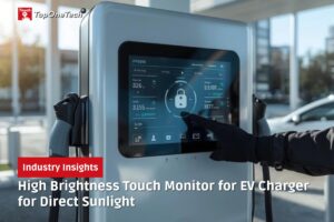 High Brightness Touch Monitor for EV Charger