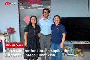 Monitor táctil para aplicaciones Fintech